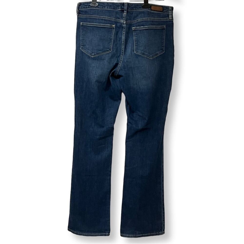 Lands End Women's Fit 2 Cotton Stretch Bootcut Jeans, Size 14 - Picture 2 of 10